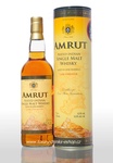 Amrut cask strength Indian peated single malt whisky + GB,  62,8% Vol.,  0,7 l