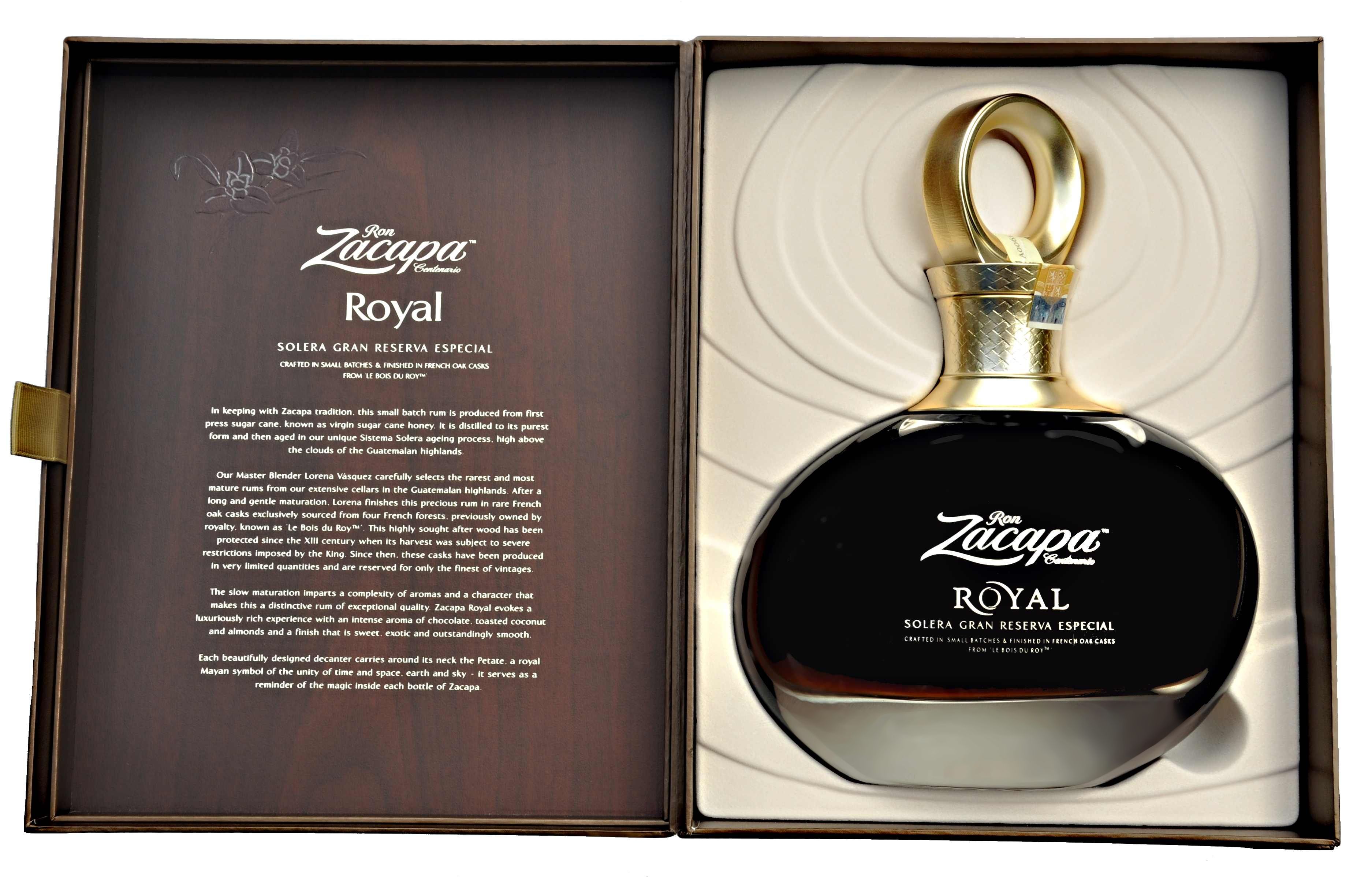 Zacapa Royal, 45 Vol., 0,7l Luxury Drinks