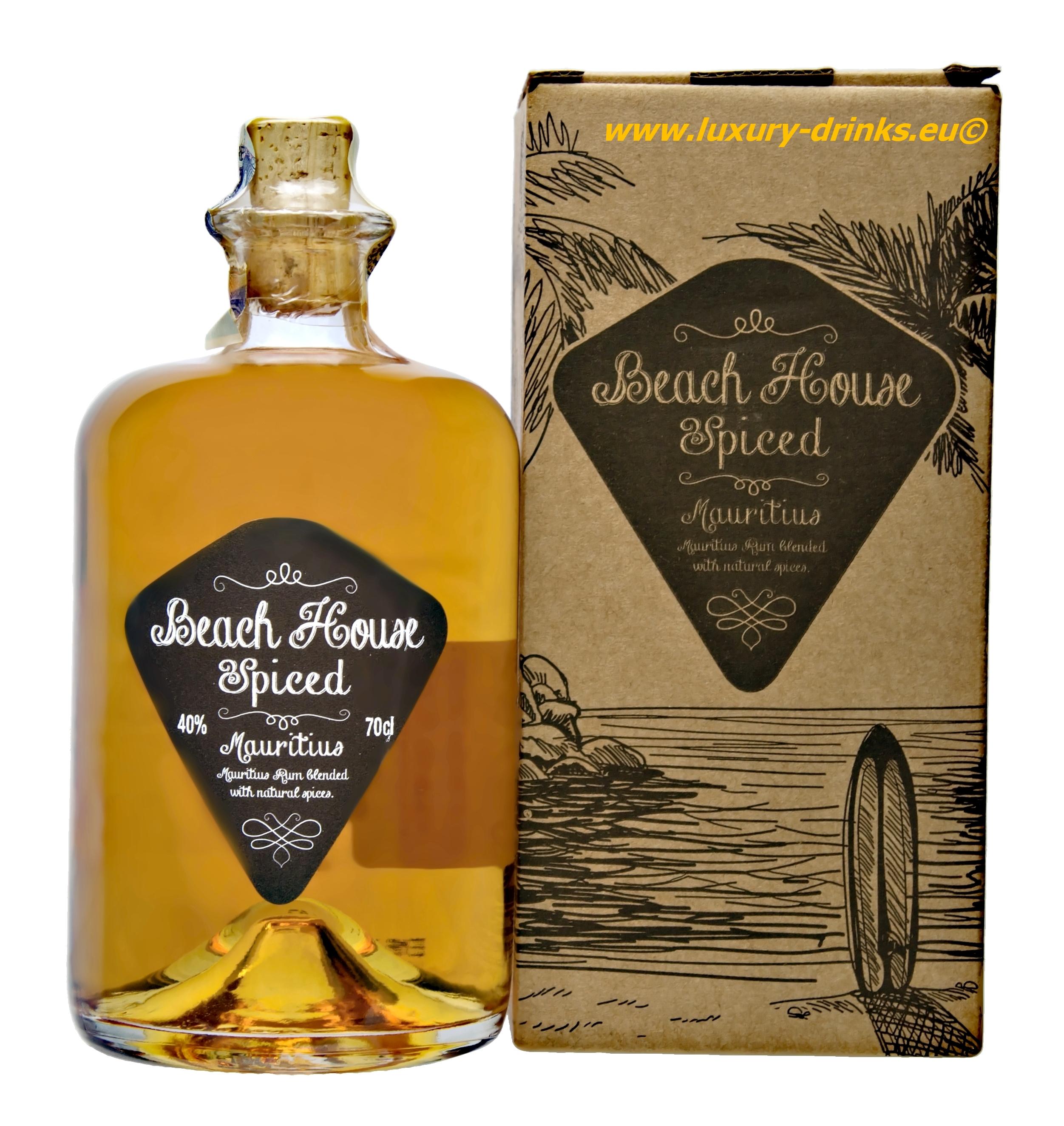 Beach House Spiced Rum, 40 Vol., 0,7l Luxury Drinks