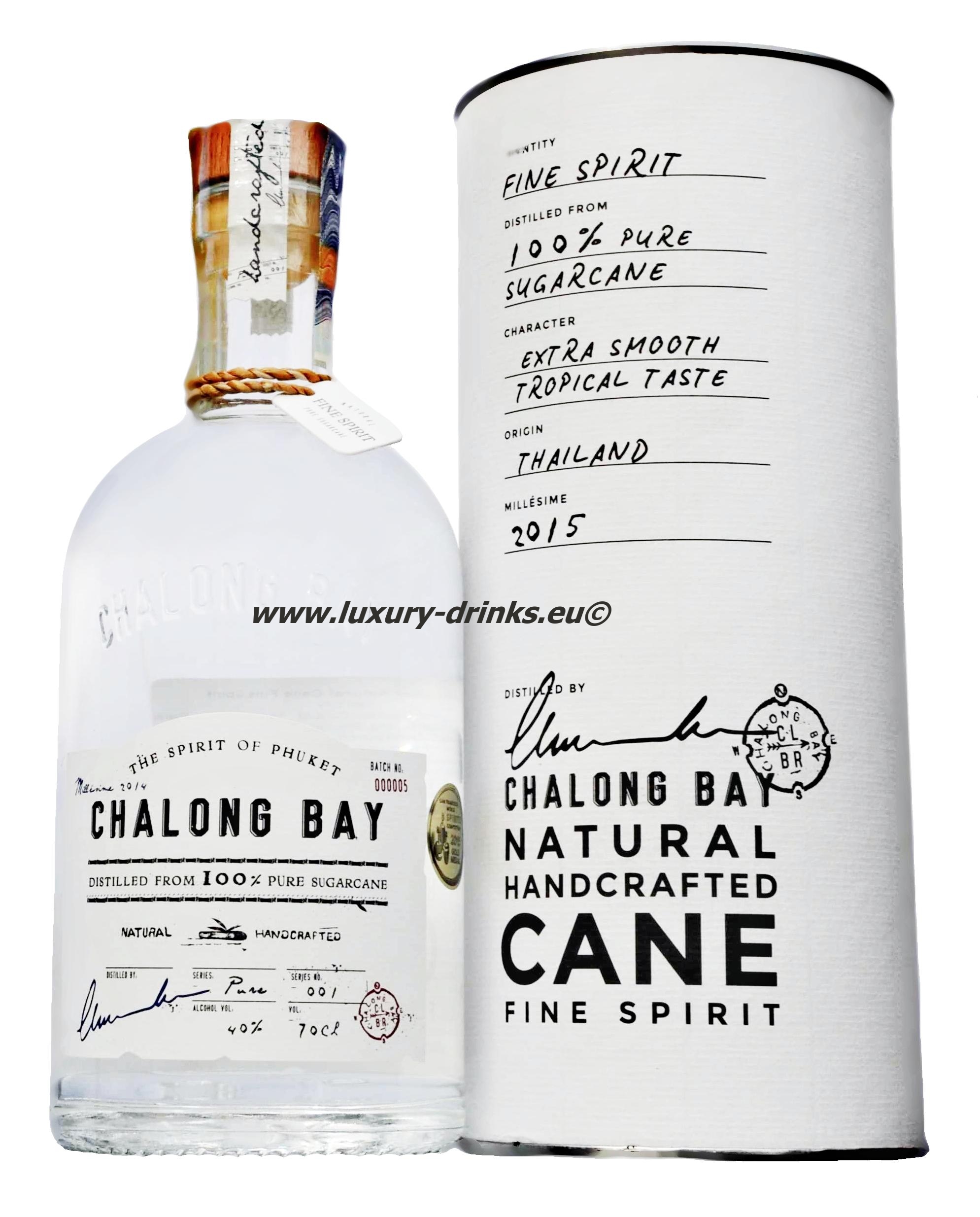 Chalong Bay Rum, 40 Vol., 0,7l Luxury Drinks