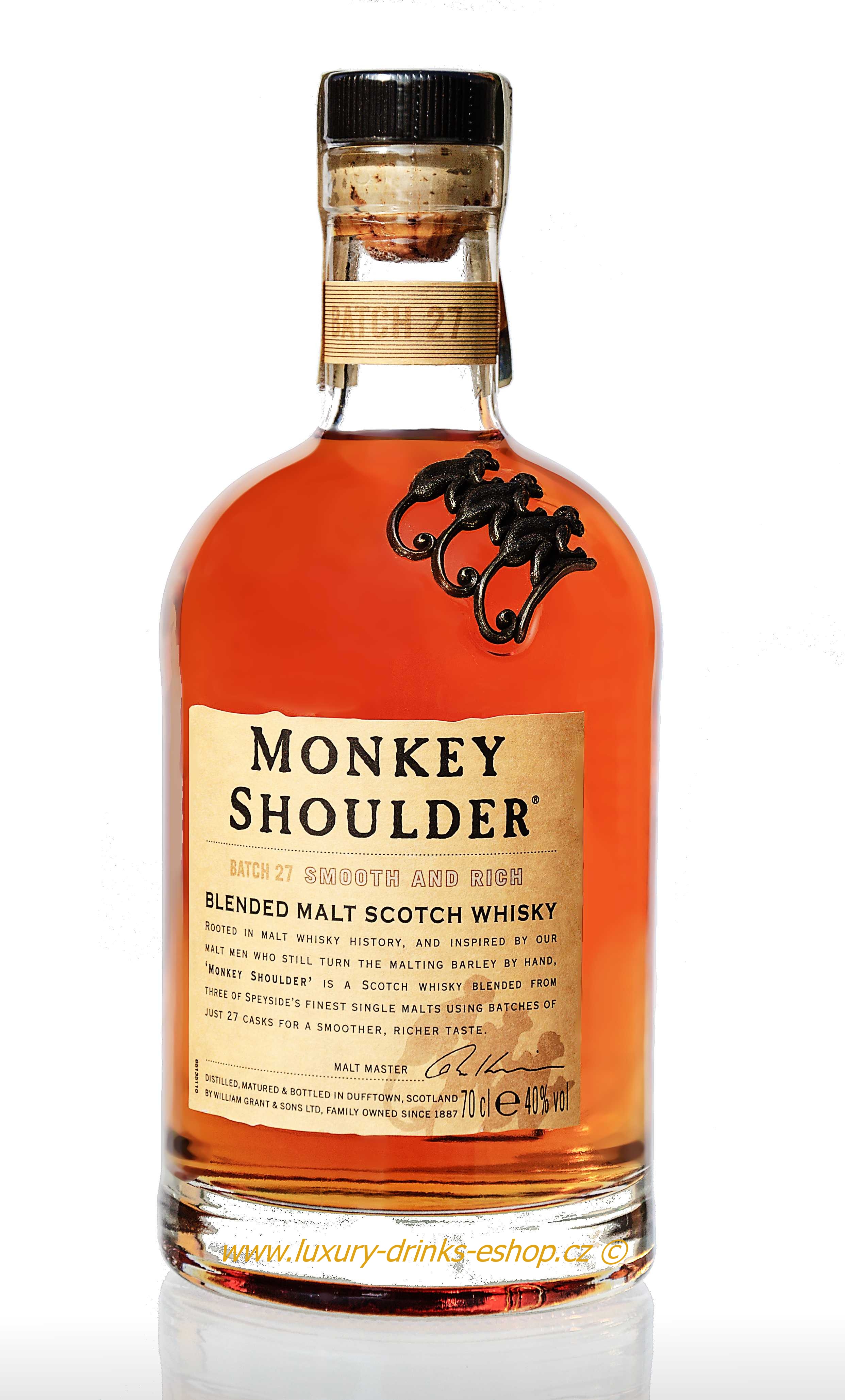 Monkey Shoulder Batch 27, 40 Vol. 0,7l Luxury Drinks